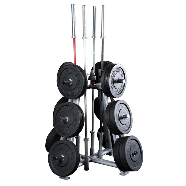 Support de rangement Bodysolid Rangement de poids et barres Olympiques